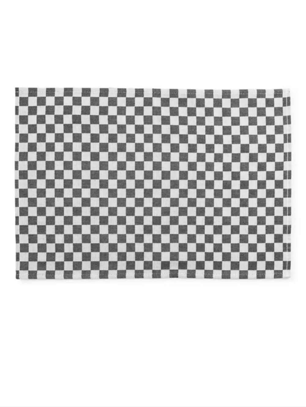 New Mackenzie Childs Black Check Placemats, Set of 4